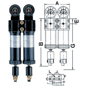 3473GE - FILTERS AT MAXIMUM PURIFICATION EWOBLOC SYSTEM - Orig. Ewo